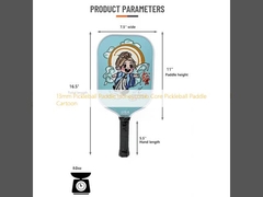 13 χιλιοστών Pickleball Paddle Honeycomb Core Pickleball Paddle Καρτούν