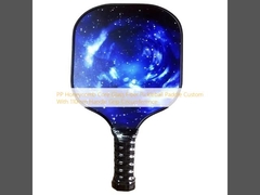 PP Honeycomb Core Glass Fiber Pickleball Paddle Custom με 110mm περιφέρεια χειριστή